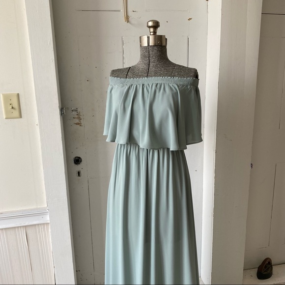 Show Me Your MuMu Hacienda Formal Maxi Dress Sage Green - Picture 5 of 16